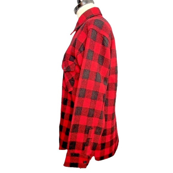 70'S WOOLRICH Buffalo Check Wool Shirt Made in USA Men's M Size Vintage /eaa522375